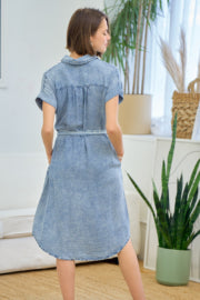 Denim Shirt Dress