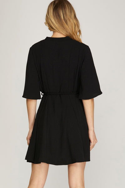 Flutter Sleeve Dress